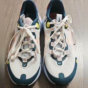 Womens Nike React Escape Running shoes in summit white/regal pink/blue size 7.5